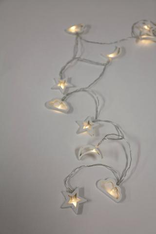 Stars And Clouds String Lights, 1.65m