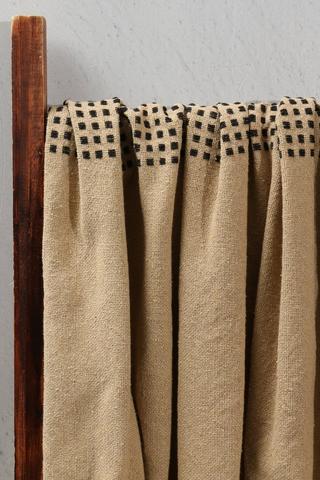 Polycotton Woven Stripe Throw