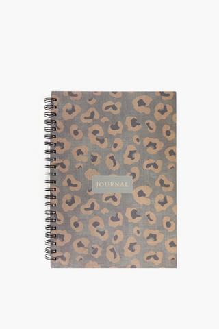 Rossland Leopard A4 Spiral Notebook