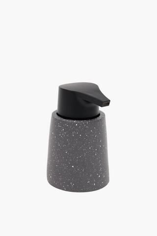 Cement Speckled Soap Dispenser