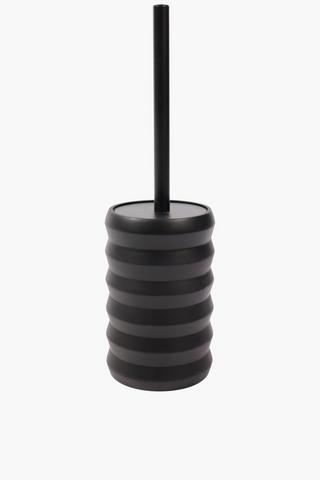 Ribbed Polyresin Toilet Brush