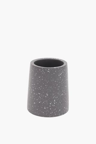 Cement Speckle Bath Tumbler