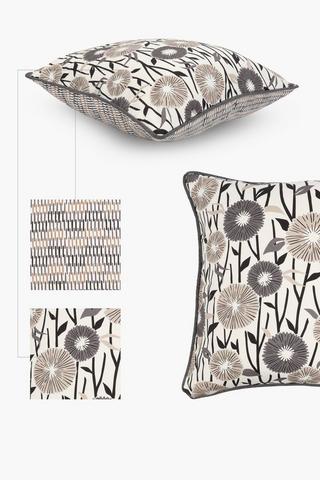 Premium U+g Printed Emma Floral Feather Scatter Cushion, 60x60cm