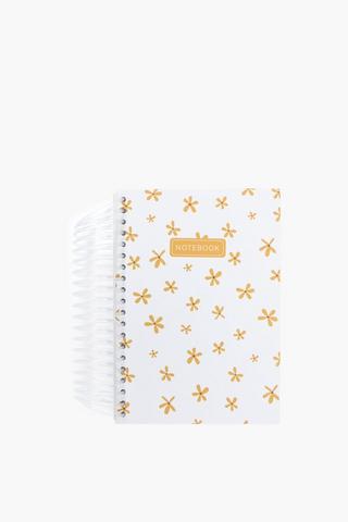 Ditsy Flower Spiral Notebook A5