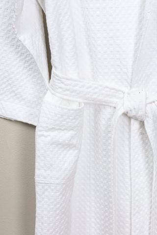 Waffle Cotton Gown, Large