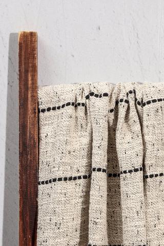 Polycotton Woven Textured Throw, 140x180cm