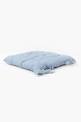 Plain Cotton Chair Pad, 40x40cm
