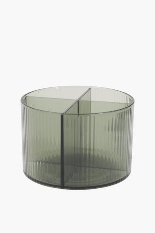Acrylic Ribbed Rotating Holder