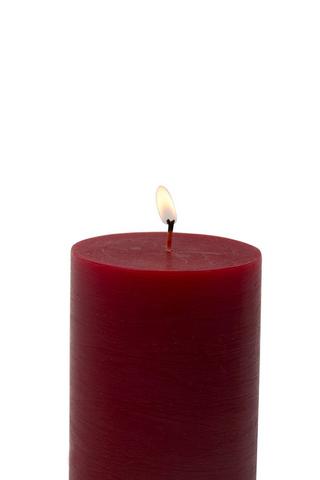 Cranberry Pillar Candle, 15x10cm