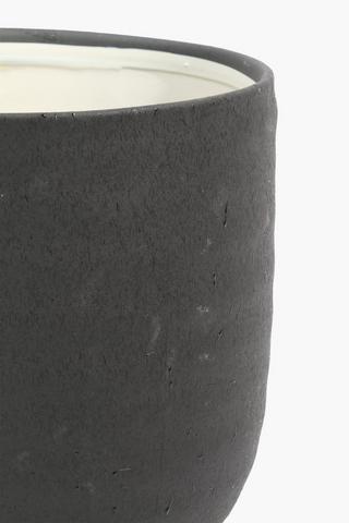 Ridge Footed Planter, 25x30cm