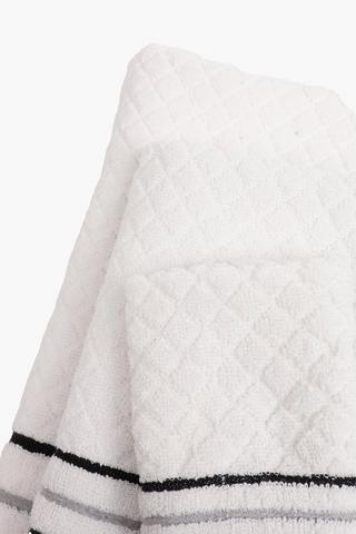 3 Pack Polycotton Diamond Towel Pack