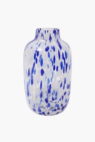 Sapphire Speckle Vase, 20x35cm