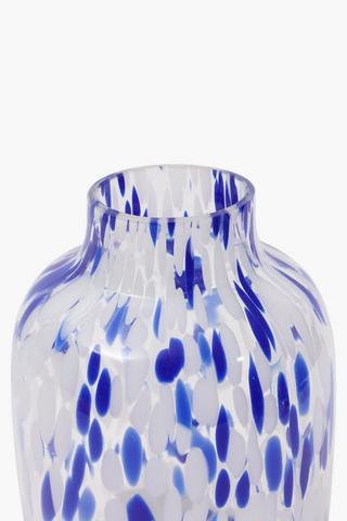 Sapphire Speckle Vase, 20x35cm
