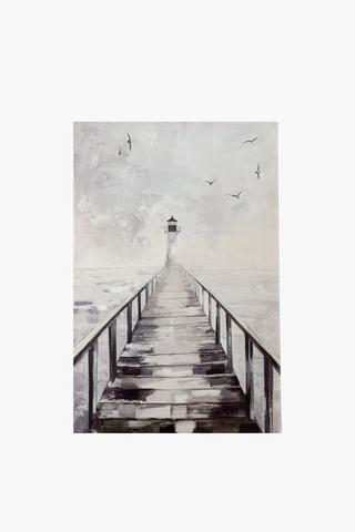 Tranquility Lighthouse Canvas, 40x60cm