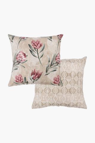 2 Pack Mcmurray Protea Scatter Cover, 45x45cm