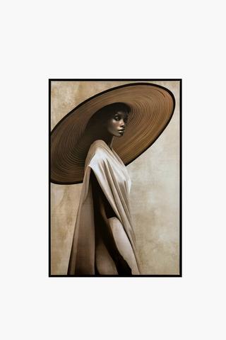 Framed Shadowed Elegance, 60x90cm