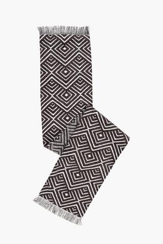 Chenille And Polyester Table Runner