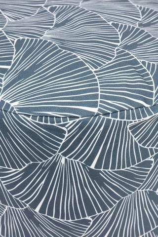 Printed Weyburn Shell Pouffe, 50x30cm