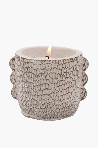 Textured Ceramic Candle, 250g