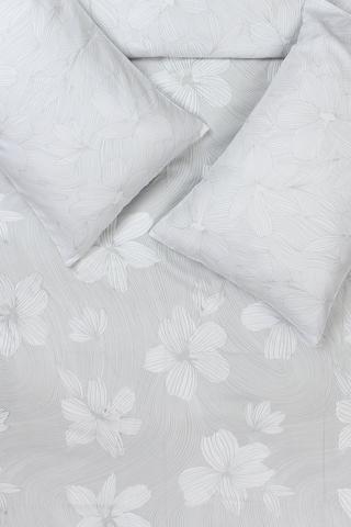 Soft Touch Twill Foil Genelle Floral Reversible Duvet Cover Set