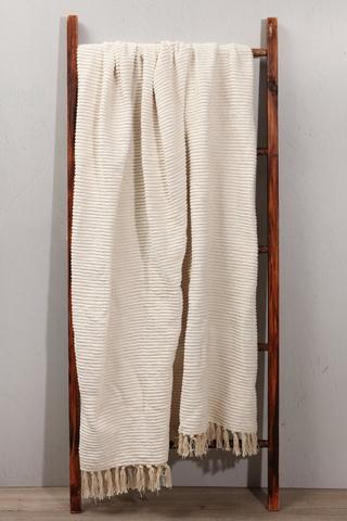 Chenille Stripe Throw, 140x180cm