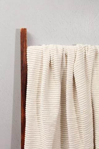 Chenille Stripe Throw, 140x180cm