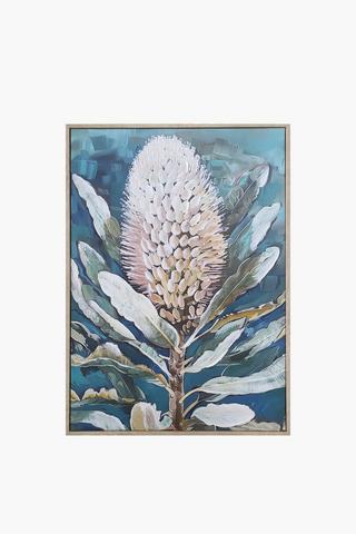 Framed Banksia Embossed, 50x70cm