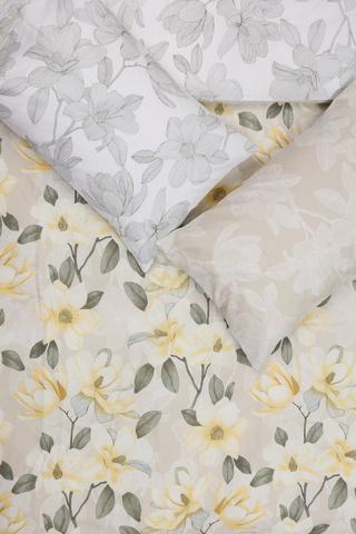 Polycotton Cambridge Floral Reversible Duvet Cover Set