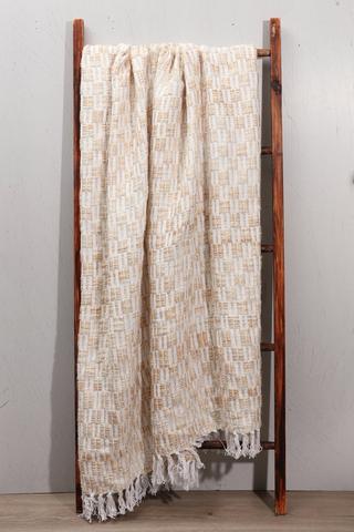 Polycotton Woven Throw, 140x180cm