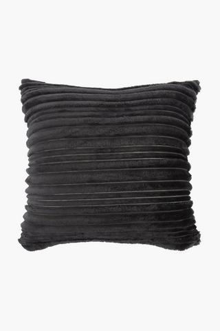 Super Plush Cord Woven Flannel Scatter Cushion, 60x60cm