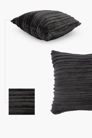 Super Plush Cord Woven Flannel Scatter Cushion, 60x60cm