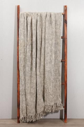 Premium Cotton Chunky Slub Throw, 140x180cm