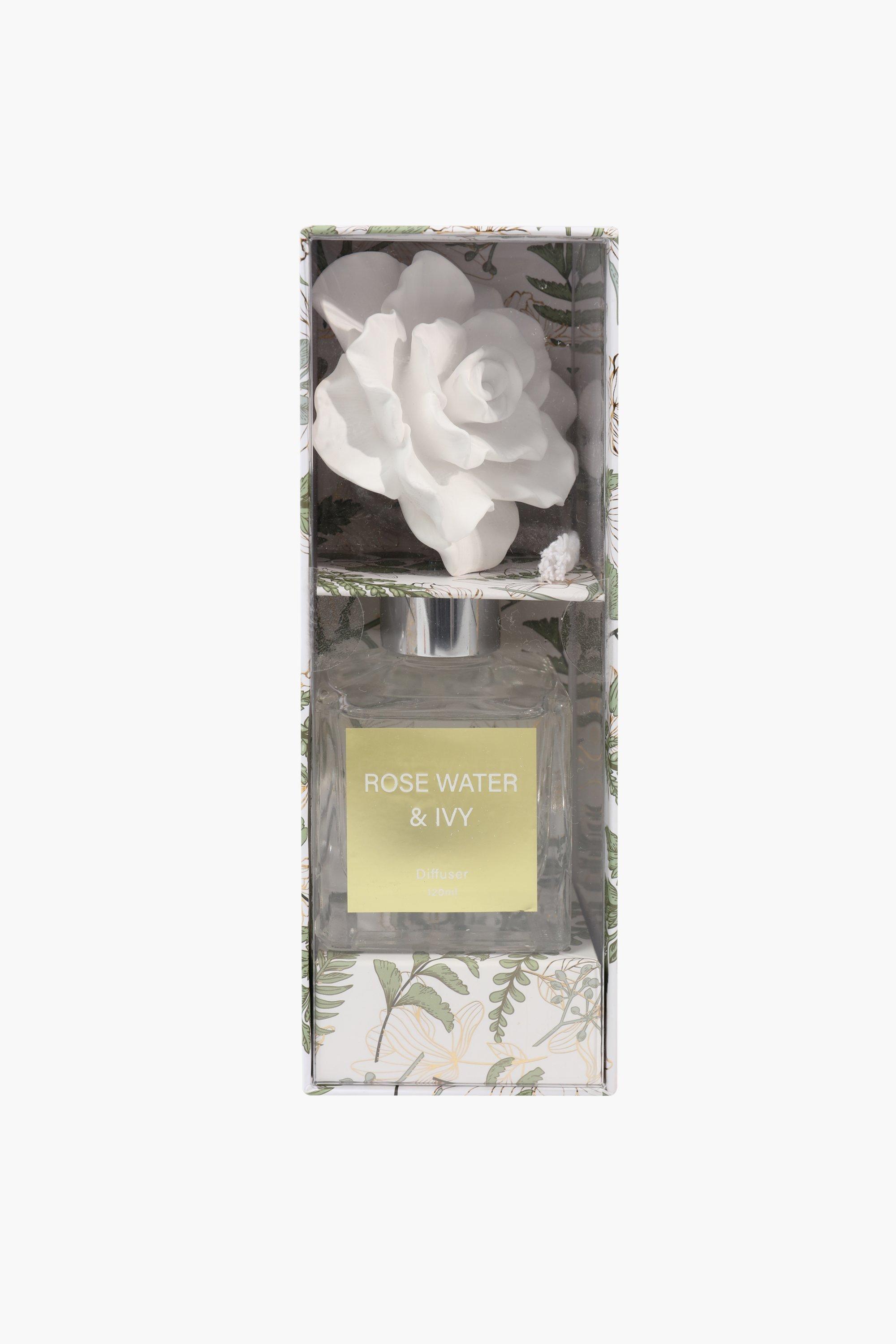 Rose Water And Ivy Ceramic Diffuser, 120ml