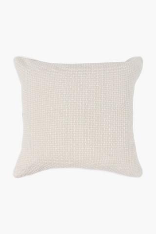 Hang Sell Textured Cotton Scatter Cover Only, 60x60cm