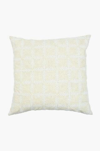 Embroidered Swansea Scatter Cushion, 60x60cm