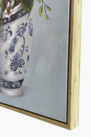 Framed Ivory Peony, 50x70cm