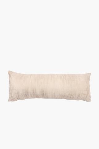 Classic Velvet Foile Scatter Cushion, 30x80cm