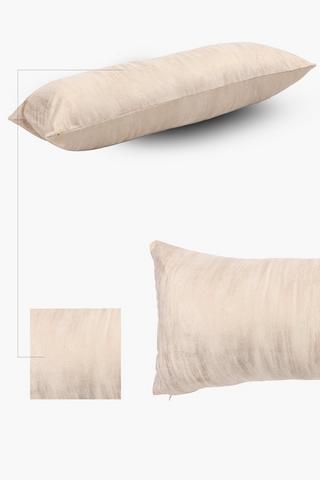 Classic Velvet Foile Scatter Cushion, 30x80cm