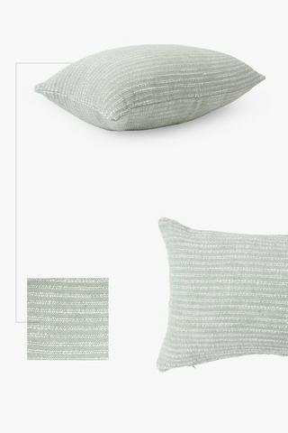 Textured Chunky Slub Scatter Cushion, 30x50cm