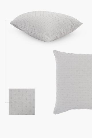 Premium Textured Piped Feather Scatter Cushion,