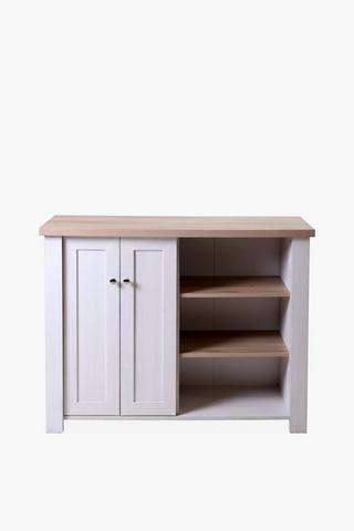 Wooden Top Sideboard