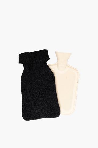 Chenille Woven Hot Water Bottle