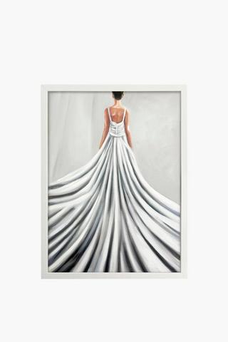 Framed Cascading Grace, 30x40cm