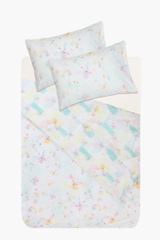 Soft Touch Glow In The Dark Oakley Butterfly Reversible Duvet Cover Set