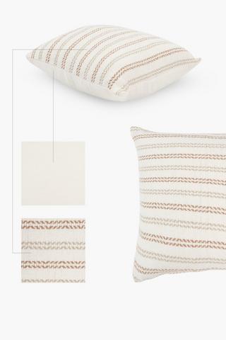 3 Pack Textured Toronto Scatter Cushion Covers, 45x45cm