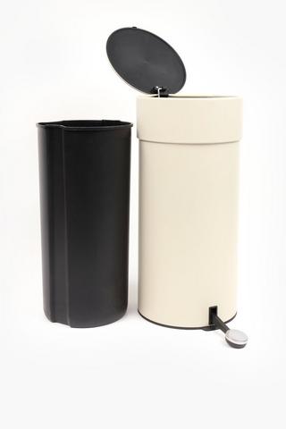 Oslo Metal Round Step Dustbin 30l