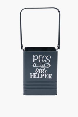 Metal Pegs Caddy