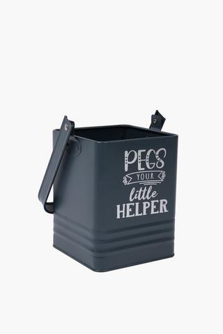 Metal Pegs Caddy