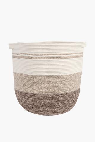 Cotton Rope Laundry Basket