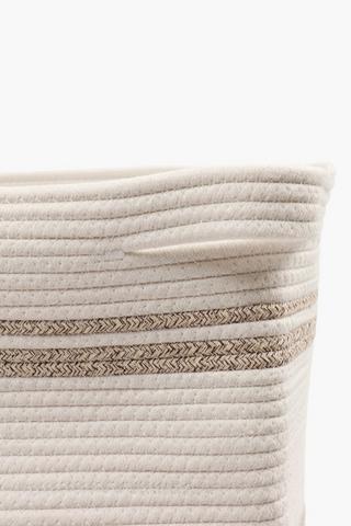 Cotton Rope Laundry Basket